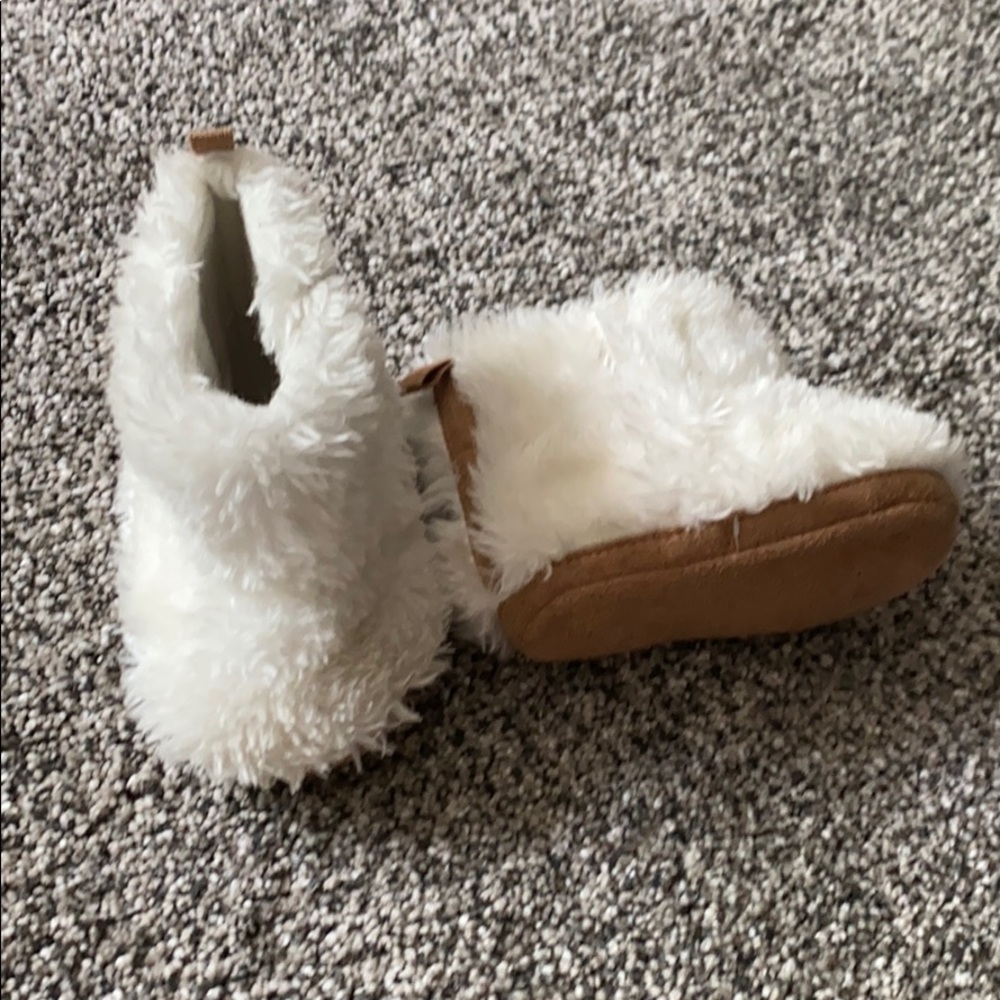 Fur booties